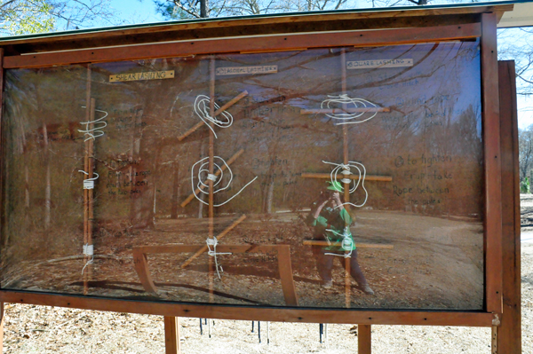 knot tying board